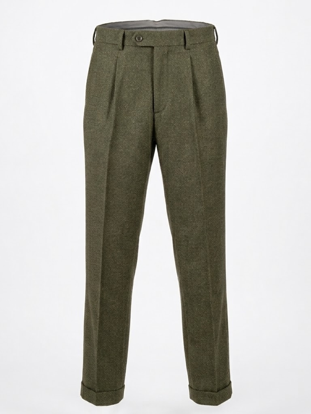 Steve Harvey Celebrity Edition Pleated Dress Pants 34/34 Olive Green